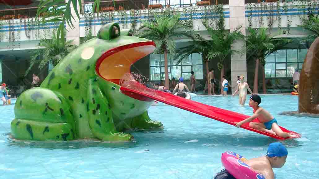 兒童戲水滑梯-老青蛙滑梯